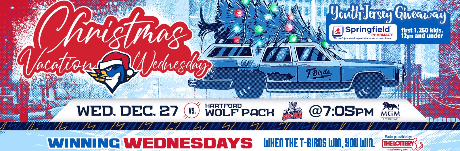 TONIGHT: Springfield Thunderbirds vs Hartford Wolf Pack 