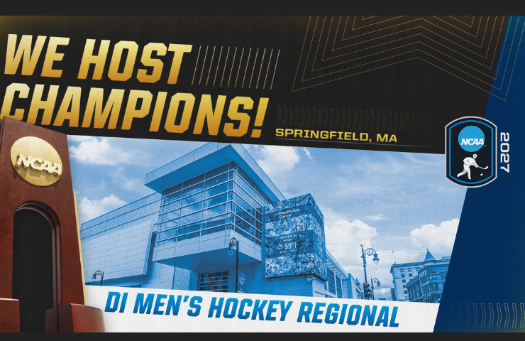 More Info for MassMutual Center, UMass And AIC To Co-Host 2027 NCAA DI Men’s Ice Hockey Regional